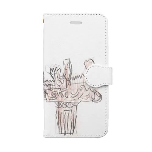 火焔型土器 Book-Style Smartphone Case