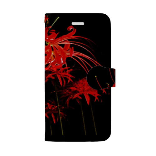 彼岸花 Book-Style Smartphone Case