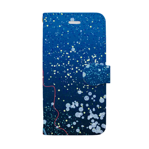 クラゲシアの生息する海 Book-Style Smartphone Case