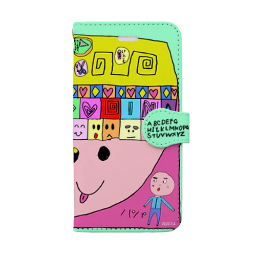 フィボナッチしおん Book-Style Smartphone Case