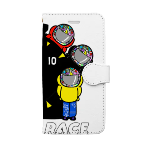 #ボートレーサーくん　大集合 Book-Style Smartphone Case