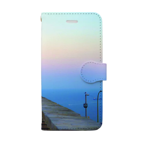黄昏時のバルセロナ Book-Style Smartphone Case