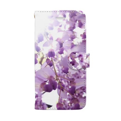 藤の花　 Book-Style Smartphone Case