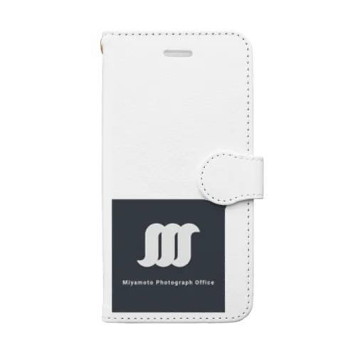miyamoto photograph office ロゴ Book-Style Smartphone Case