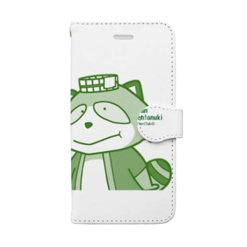 【iPhone11専用】温泉たぬきのおんちゃん手帳型ケース Book-Style Smartphone Case
