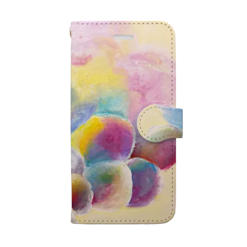 カラフル雲 Book-Style Smartphone Case