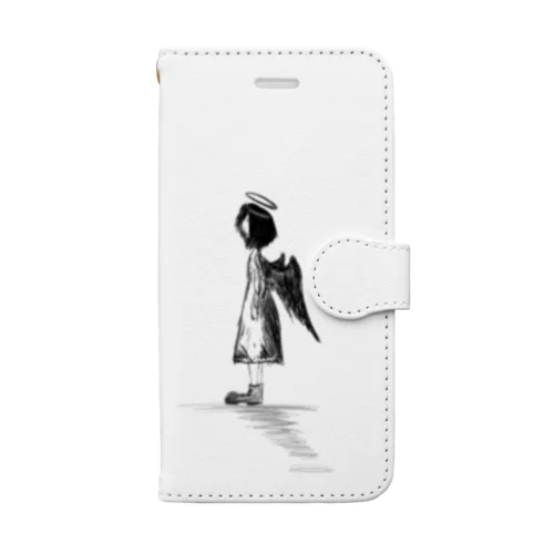 天使のつぶやき Book-Style Smartphone Case