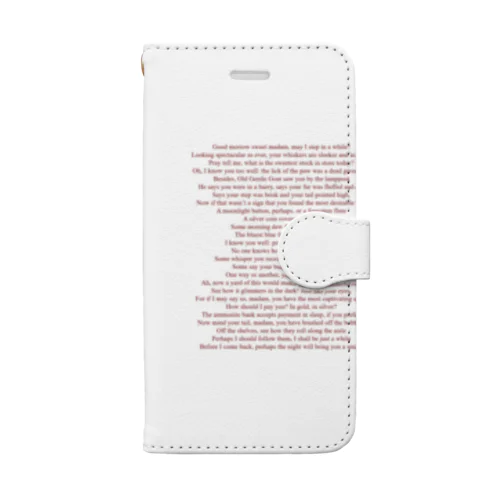 ねこのて手芸店公式グッズ Book-Style Smartphone Case