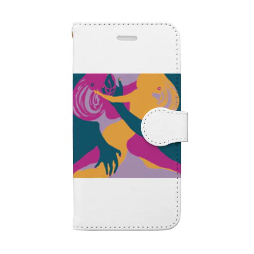Lady_crossing Book-Style Smartphone Case