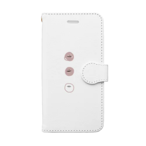 まるまるピンク Book-Style Smartphone Case