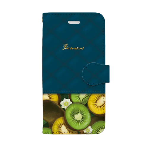 【forseason】キウイ Book-Style Smartphone Case