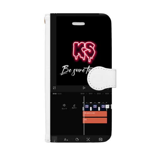 ワイルドスピード自転車のグッズノート Book-Style Smartphone Case
