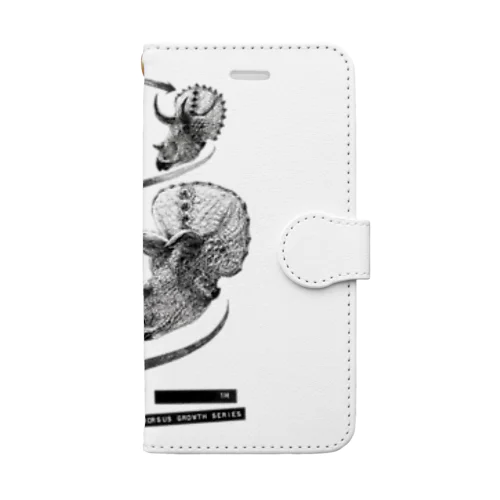 Triceratops prorsus growth series Book-Style Smartphone Case
