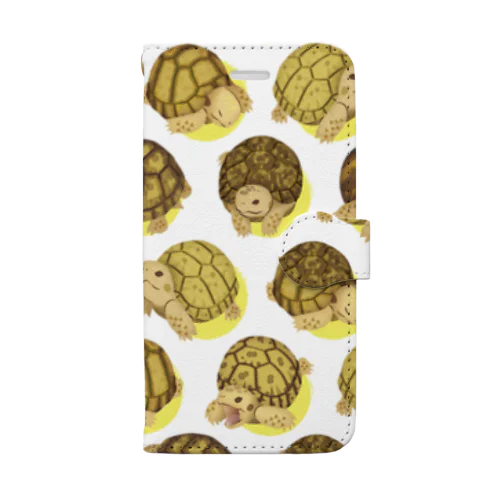 ギリシャリクガメみずたま Book-Style Smartphone Case