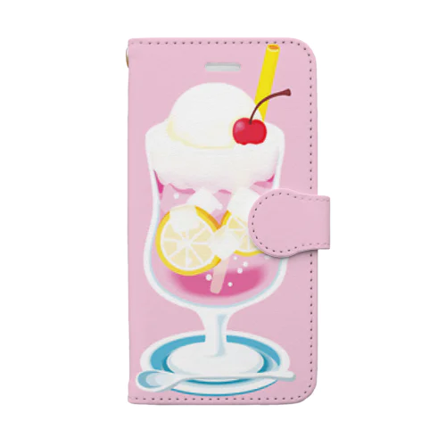 クリームソーダ」手帳型スマホケースの通販 ∞ SUZURI（スズリ）