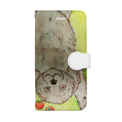 バンザイ犬編。 Book-Style Smartphone Case