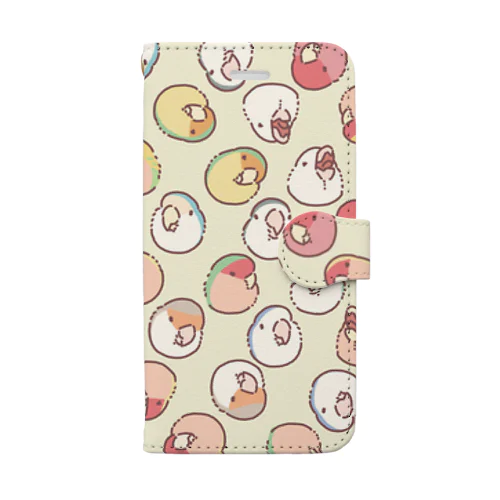 コザドット(総柄) Book-Style Smartphone Case