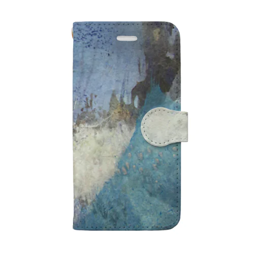 forest in blue Book-Style Smartphone Case
