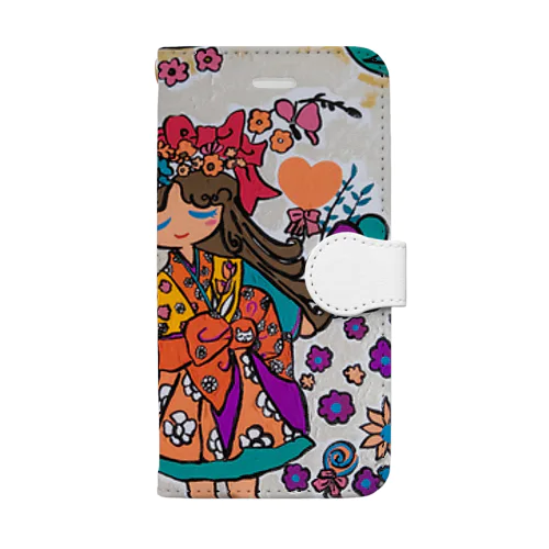ミニスカート妖精さん Book-Style Smartphone Case