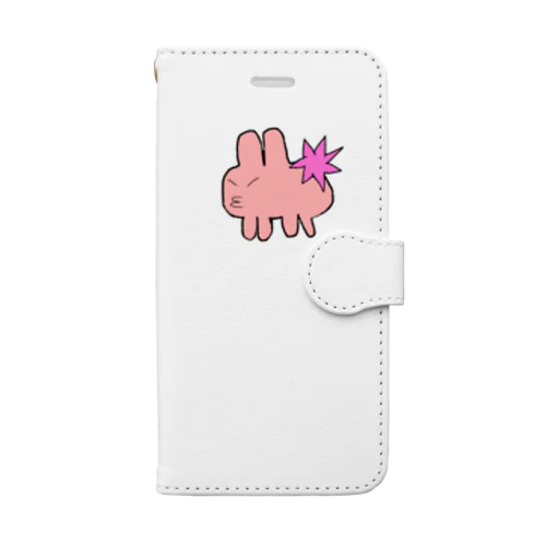 プイプイウサギ Book-Style Smartphone Case