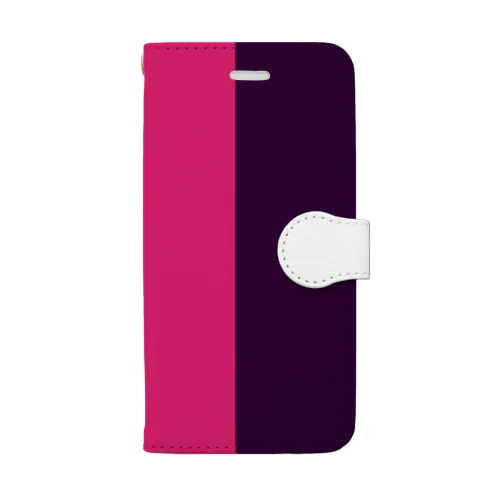 推し色シリーズダークチェリー Book-Style Smartphone Case
