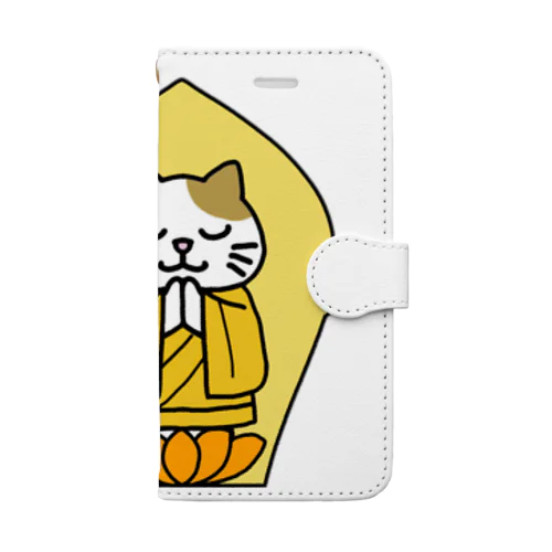猫ほとけさま Book-Style Smartphone Case