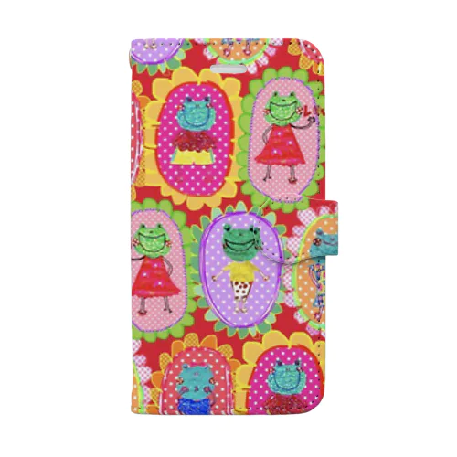 カエルちゃんシリーズ Book-Style Smartphone Case