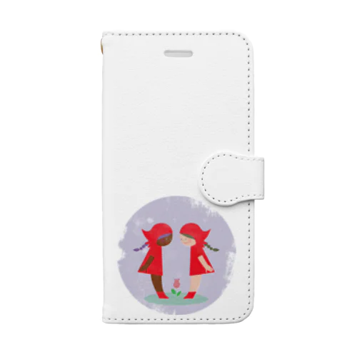 赤い頭巾のあかずきん Book-Style Smartphone Case