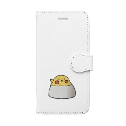 オカめん携帯ケース Book-Style Smartphone Case