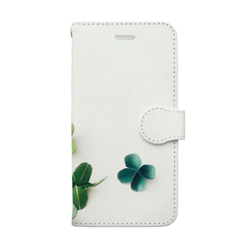折り紙　クローバー Book-Style Smartphone Case