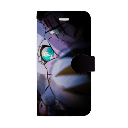 羽化 横 Book-Style Smartphone Case