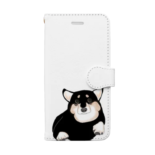 黒柴 Book-Style Smartphone Case