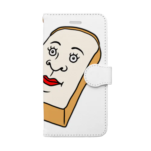 かっこいい二枚目の食パン Book-Style Smartphone Case