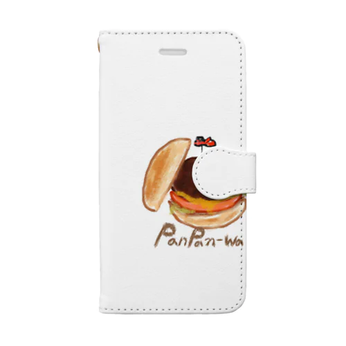 ぱんぱんわ😆✨🥐 Book-Style Smartphone Case