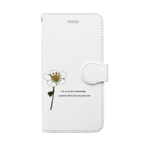 お花 Book-Style Smartphone Case