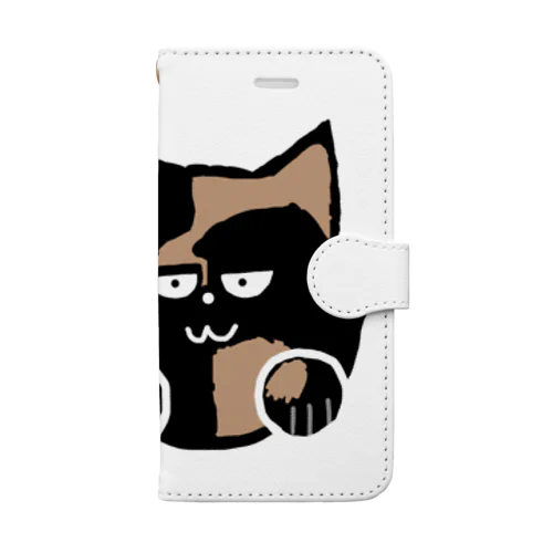 サビ猫のazuneko(あずねこ) Book-Style Smartphone Case