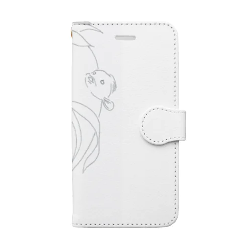 縁起のいい金魚 Book-Style Smartphone Case