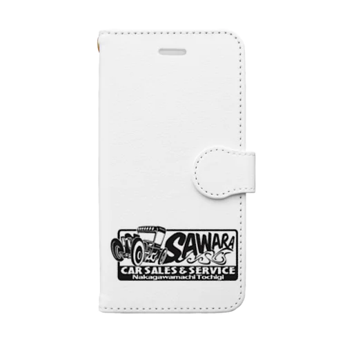 佐原自動車ロゴマーク Book-Style Smartphone Case