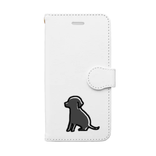 黒ラブ Retriever Book-Style Smartphone Case