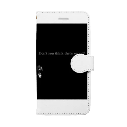 おかしいと思わんのか？ Book-Style Smartphone Case