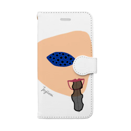 「自由罪」の顔 Book-Style Smartphone Case
