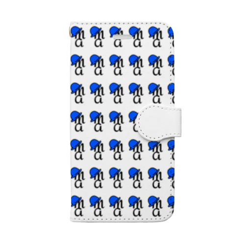 パターン『アズーロ色の帽子×sign』 Book-Style Smartphone Case