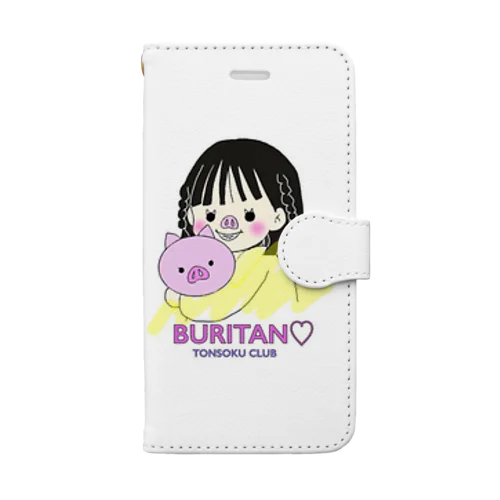 豚足クラブぶりたん Book-Style Smartphone Case