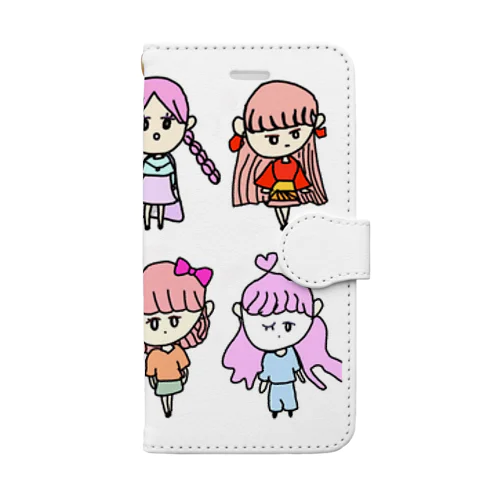 ♡シュガールズ♡ Book-Style Smartphone Case