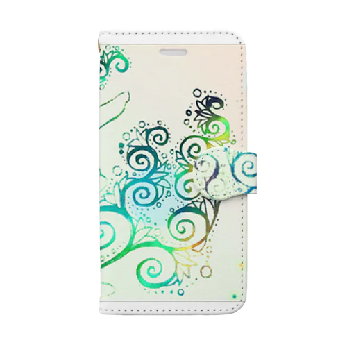 緑風 Book-Style Smartphone Case