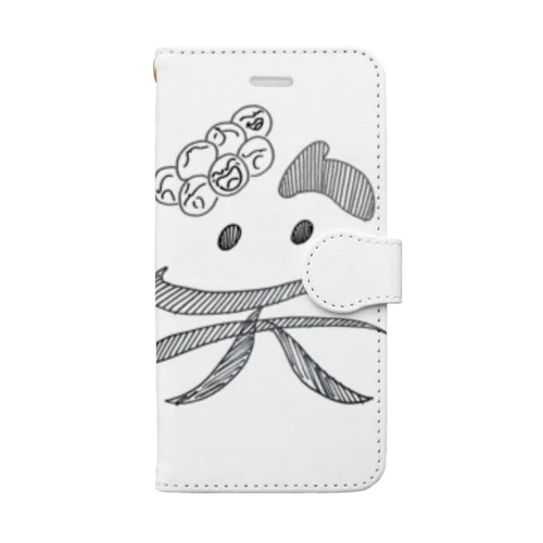 ワライボヤくん ラフVer. Book-Style Smartphone Case
