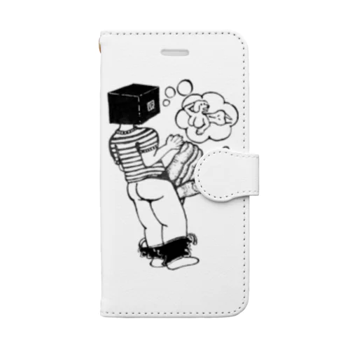 自慰くん Book-Style Smartphone Case
