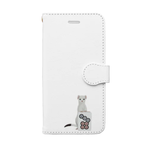 白鼬×七筒 Book-Style Smartphone Case
