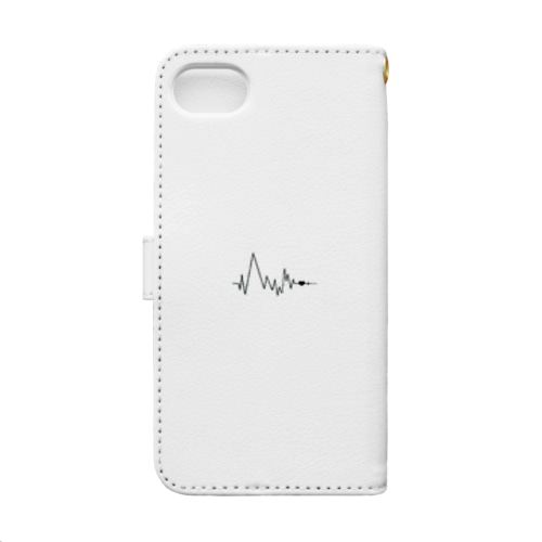 鳴りゆく鼓動の音は黒く『 Book-Style Smartphone Case