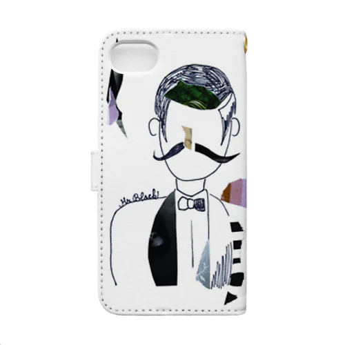 ブラックさんコラージュ Book-Style Smartphone Case